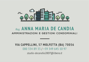 Studio Condominiale de Candia - Via Cappellini - Molfetta