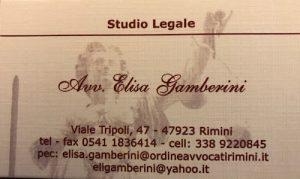 Studio Legale Gamberini Avv. Elisa - Consulenza Legale - Rimini - Viale Tripoli - Rimini